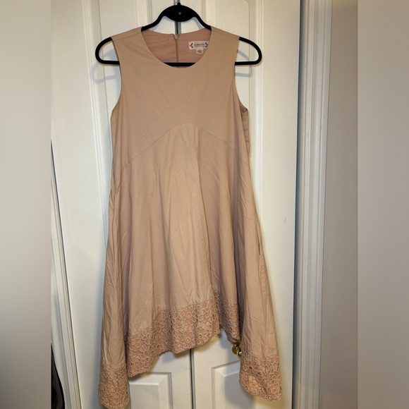 Nanette Lepore - Floral Sleeveless Summery Cocktail Blush Pink Dress in Size 6 - Picture 2 of 9